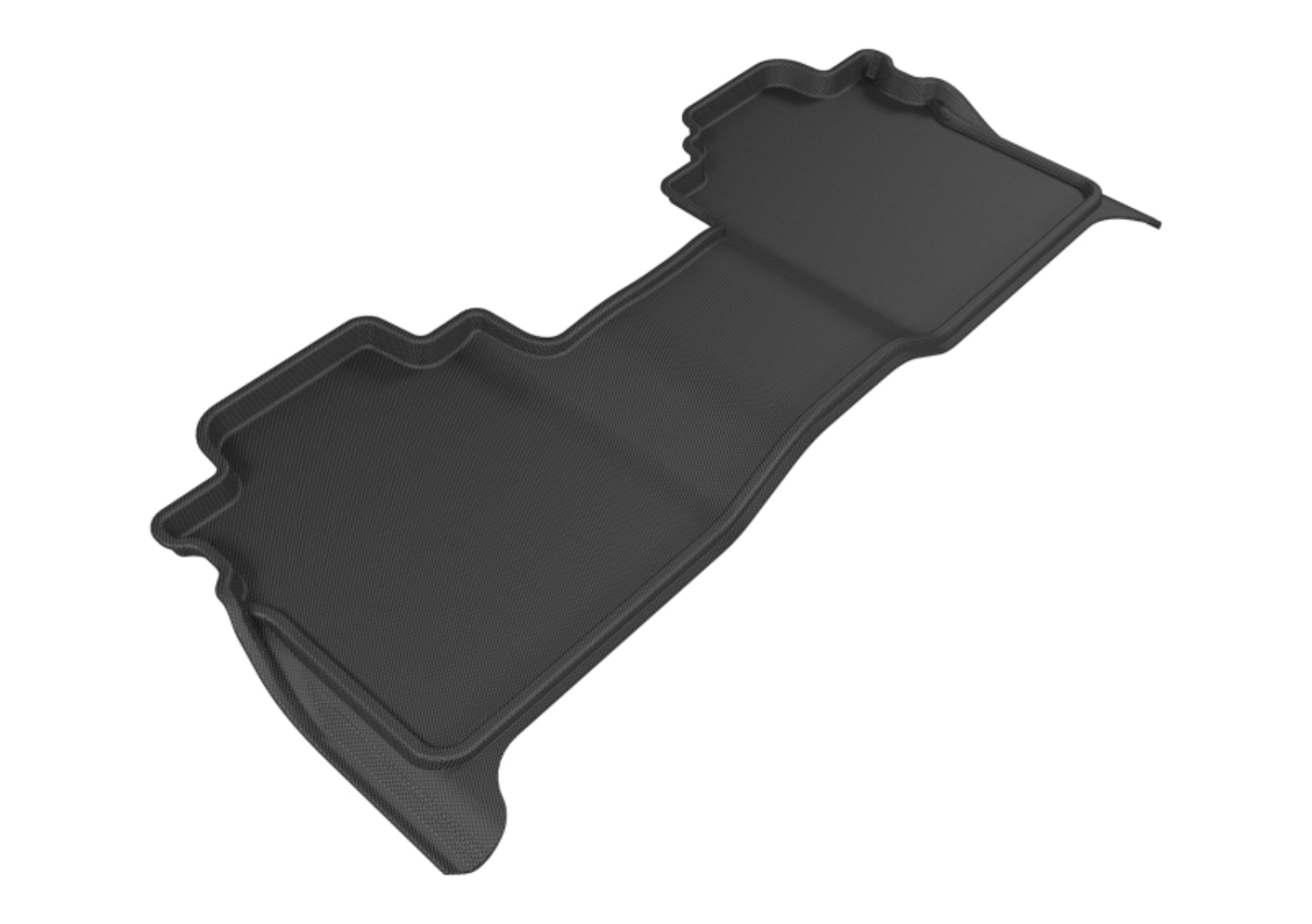 Picture of 3D MAXpider 2016-2019 Nissan Titan Crew Cab Kagu 2nd Row Floormats - Black