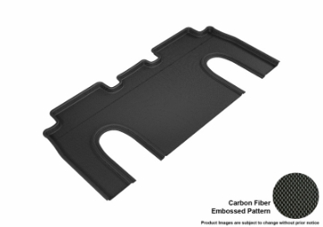 Picture of 3D MAXpider 2016-2020 Tesla Model X 6-Seats Kagu 2nd Row Floormats - Black