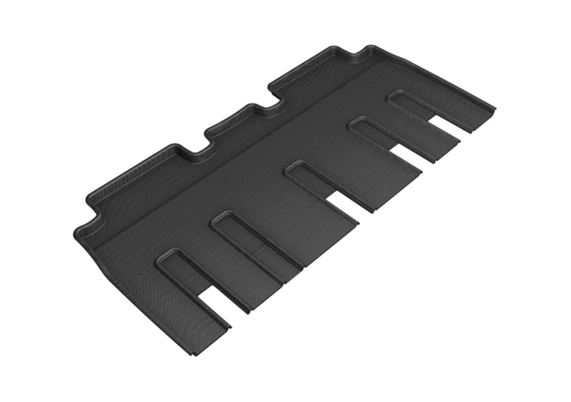 Picture of 3D MAXpider 2017-2020 Tesla Model X Folding 7-Seats Kagu 2nd Row Floormats - Black