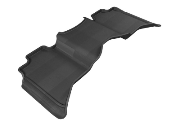 Picture of 3D MAXpider 2009-2020 Dodge Ram 1500-2500-3500 Crew Cab Kagu 2nd Row Floormats - Black