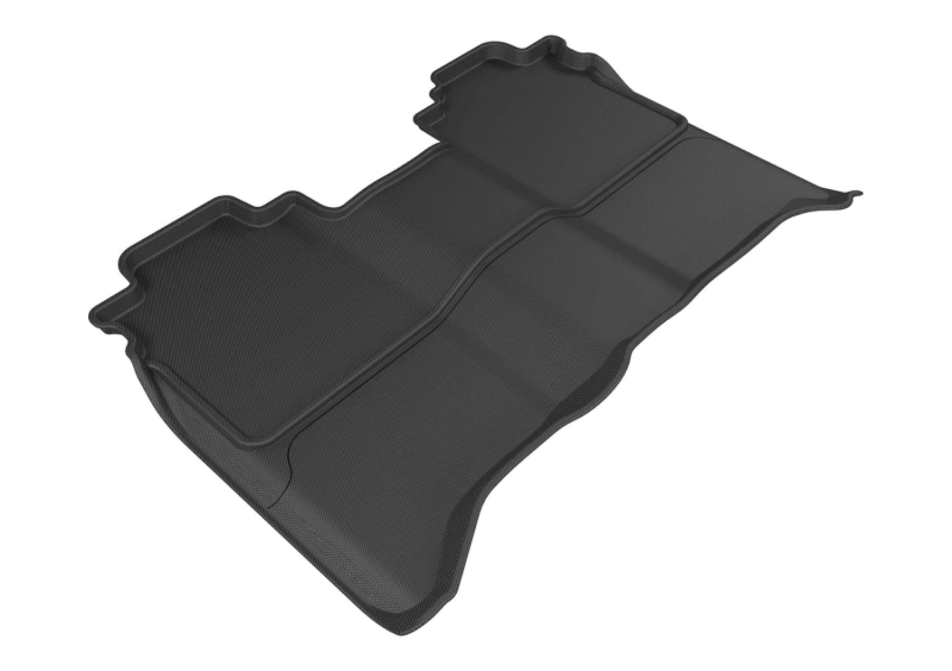 Picture of 3D MAXpider 2016-2019 Nissan Titan Crew Cab Kagu 2nd Row Floormats - Black