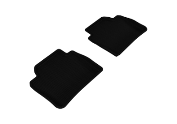 Picture of 3D MAXpider 2012-2020 BMW 3 Series-4 Series Gran Coupe F30-F36 Kagu 2nd Row Floormats - Black