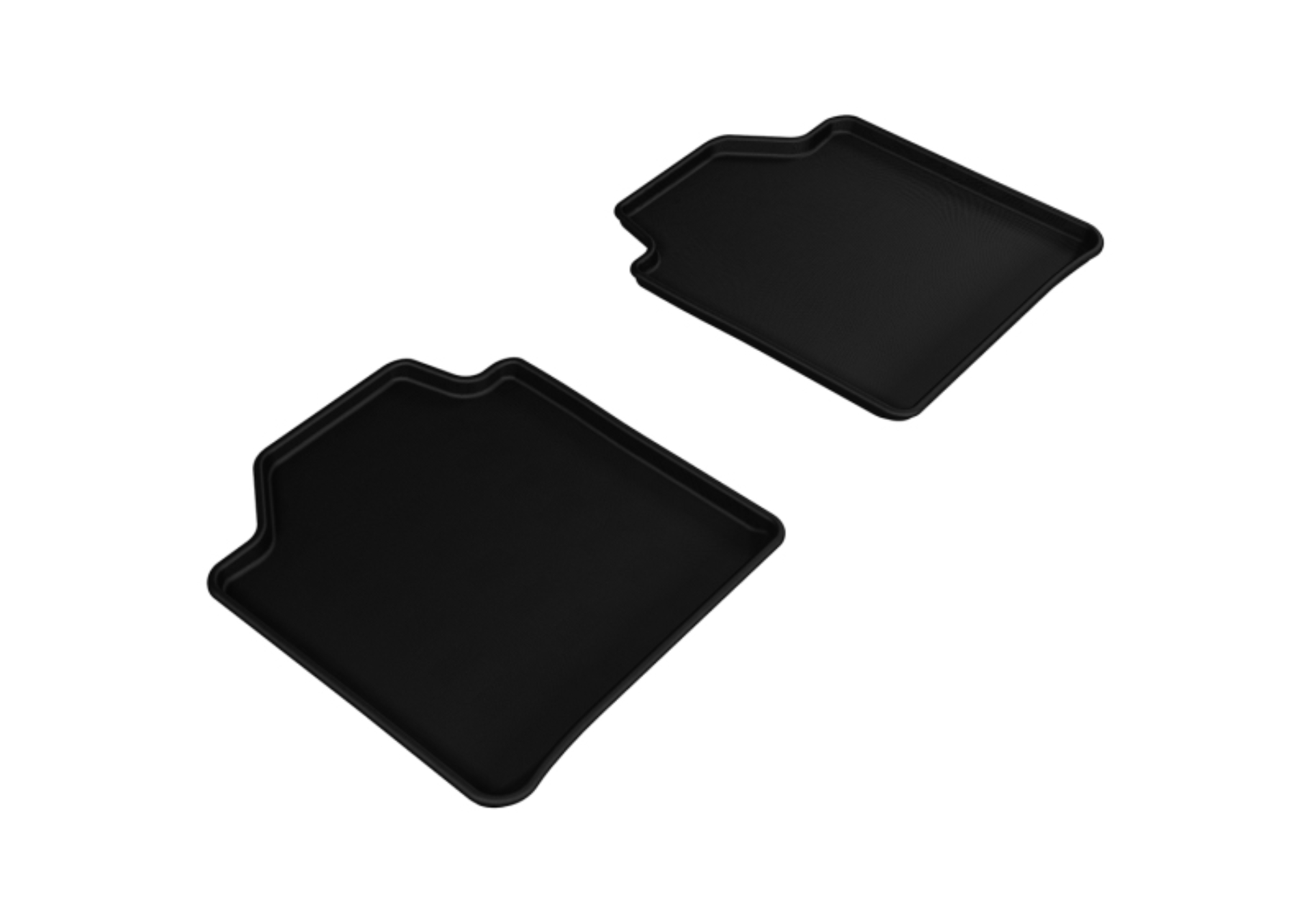Picture of 3D MAXpider 2013-2019 BMW 3 Series Gran Turismo F34 Kagu 2nd Row Floormats - Black