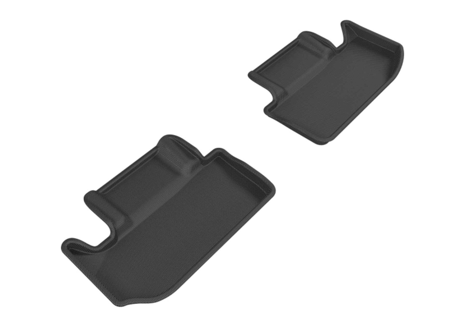 Picture of 3D MAXpider 2011-2020 Dodge Challenger Kagu 2nd Row Floormats - Black