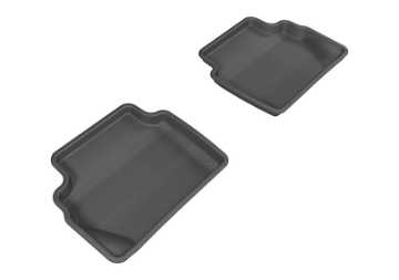 Picture of 3D MAXpider 2011-2019 Ford Fiesta Kagu 2nd Row Floormats - Black