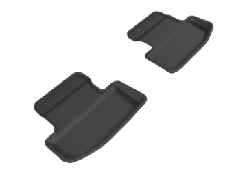 Picture of 3D MAXpider 2015-2020 Ford Mustang Kagu 2nd Row Floormats - Black