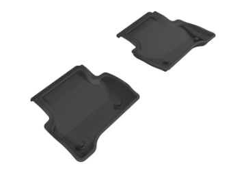 Picture of 3D MAXpider 2017-2020 Jaguar XE Kagu 2nd Row Floormats - Black