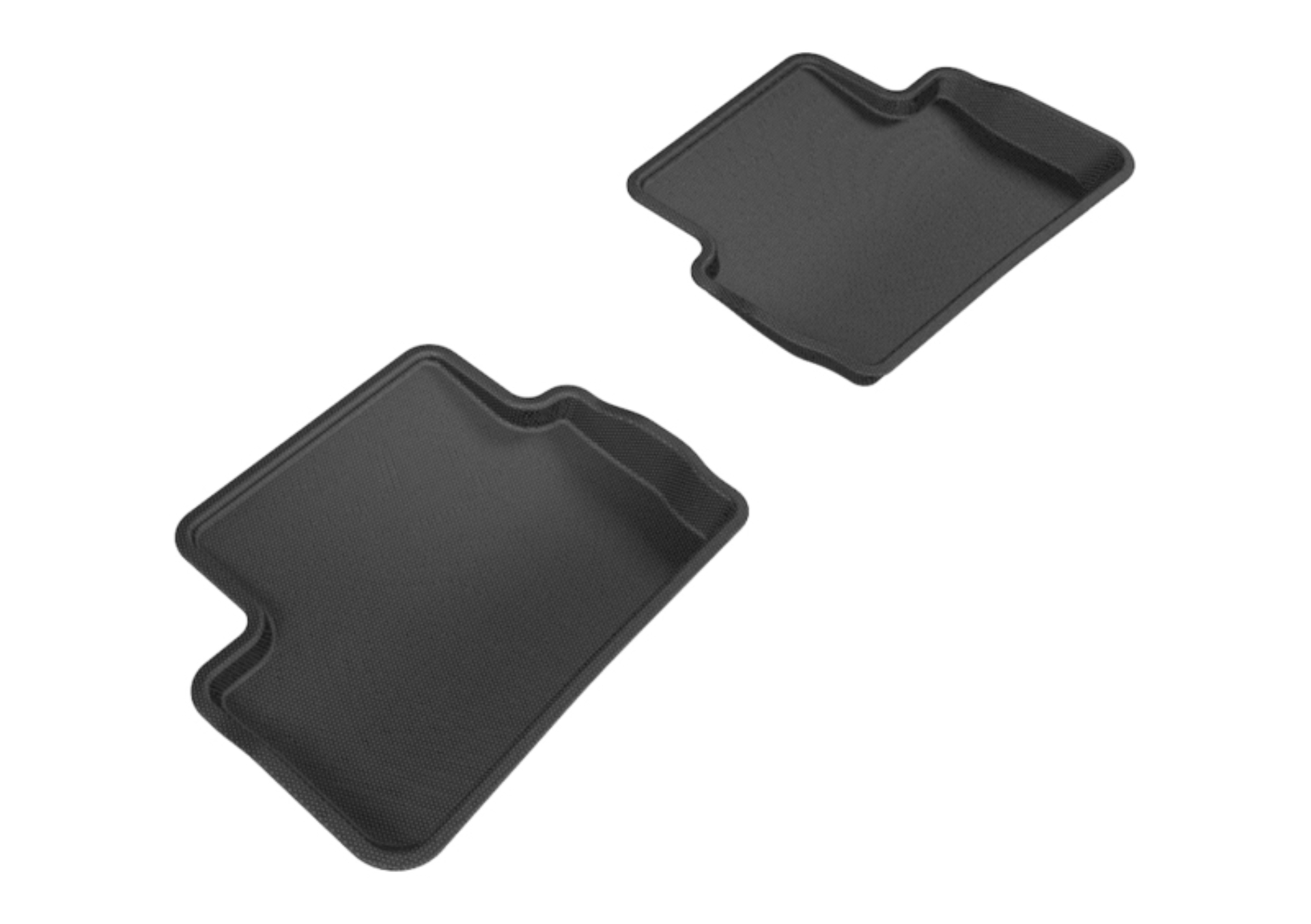 Picture of 3D MAXpider 20152019 Mercedes-Benz CLA-Class-GLA-Class X177-X156 Kagu 2nd Row Floormats - Black