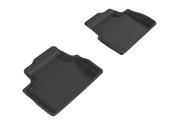 Picture of 3D MAXpider 2014-2019 Mini Hardtop 4-Door Kagu 2nd Row Floormats - Black
