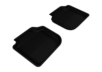 Picture of 3D MAXpider 2012-2019 Volkswagen Passat Kagu 2nd Row Floormats - Black