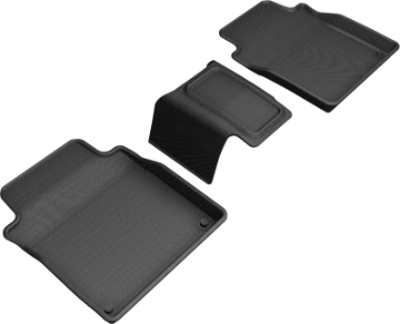 Picture of 3D MAXpider 2019-2020 Audi A8L Kagu 2nd Row Floormats - Black