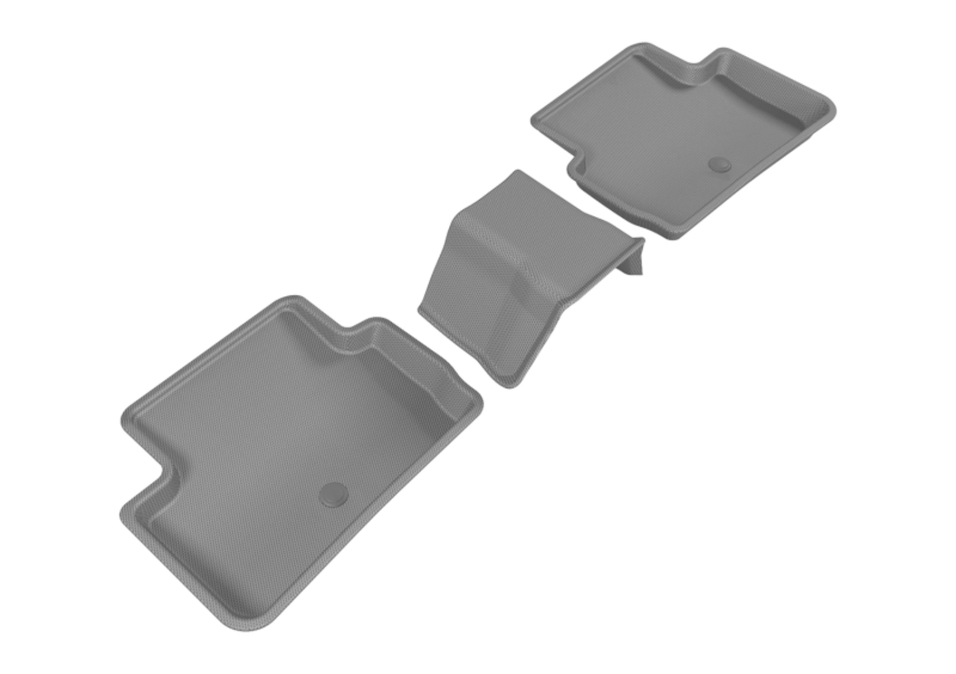 Picture of 3D MAXpider 2017-2019 Infiniti QX30 Kagu 2nd Row Floormats - Gray