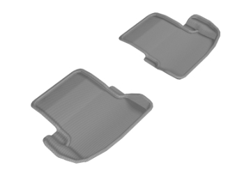 Picture of 3D MAXpider 2016-2020 Mercedes-Benz C-Class Coupe C205 Kagu 2nd Row Floormats - Gray