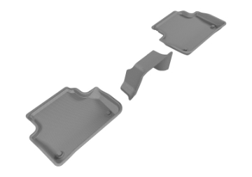 Picture of 3D MAXpider 2017-2019 Audi A4-S4-A5 Sportback-S5 Sportback Kagu 2nd Row Floormats - Gray