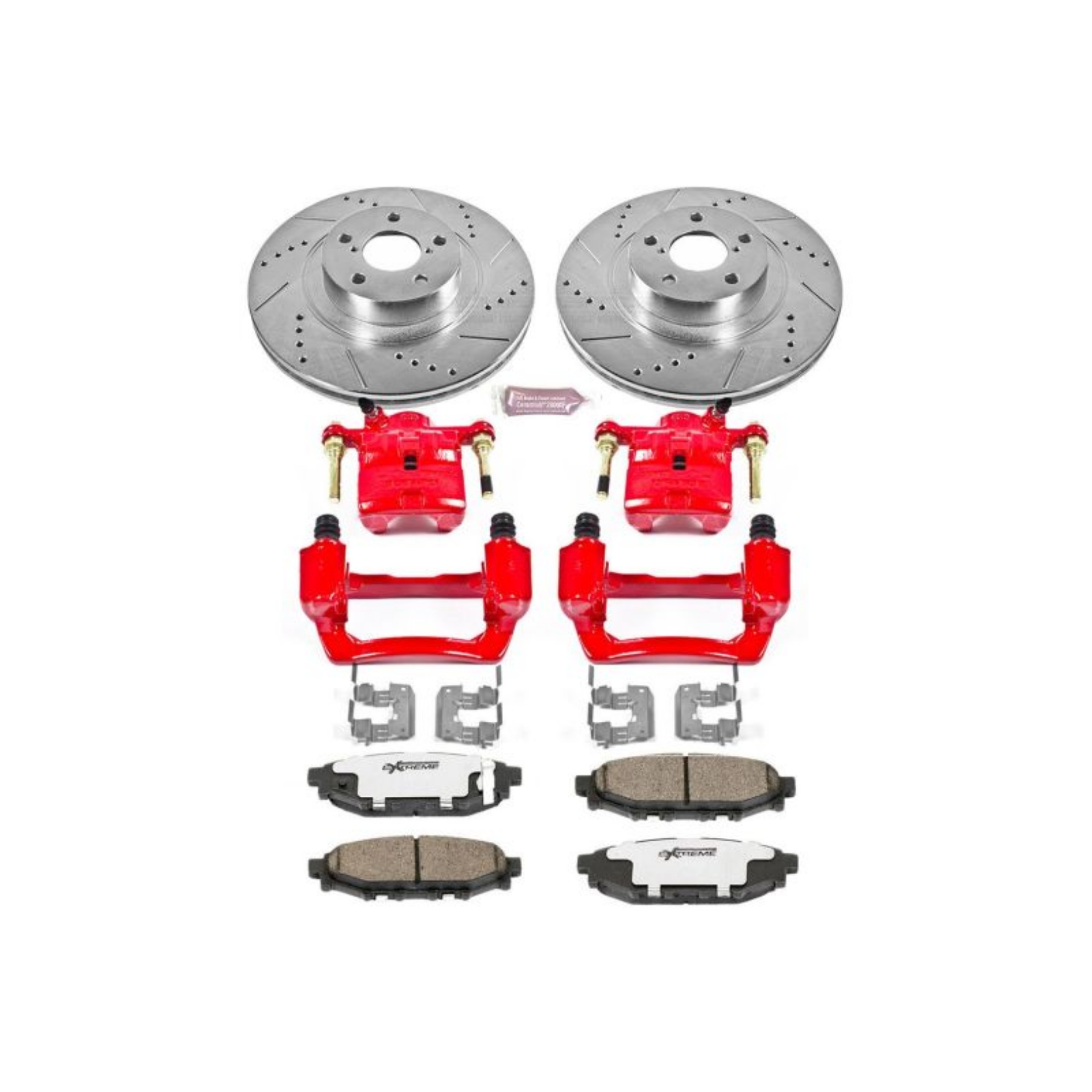 Picture of Power Stop 09-13 Subaru Forester Rear Z26 Street Warrior Brake Kit w-Calipers