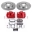 Picture of Power Stop 11-16 Buick LaCrosse Front Z26 Street Warrior Brake Kit w-Calipers