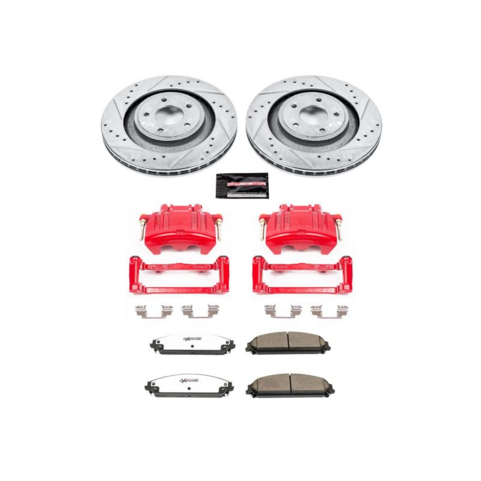 Picture of Power Stop 08-09 Dodge Caliber Front Z26 Street Warrior Brake Kit w-Calipers