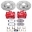 Picture of Power Stop 13-18 Nissan Sentra Front Z26 Street Warrior Brake Kit w-Calipers