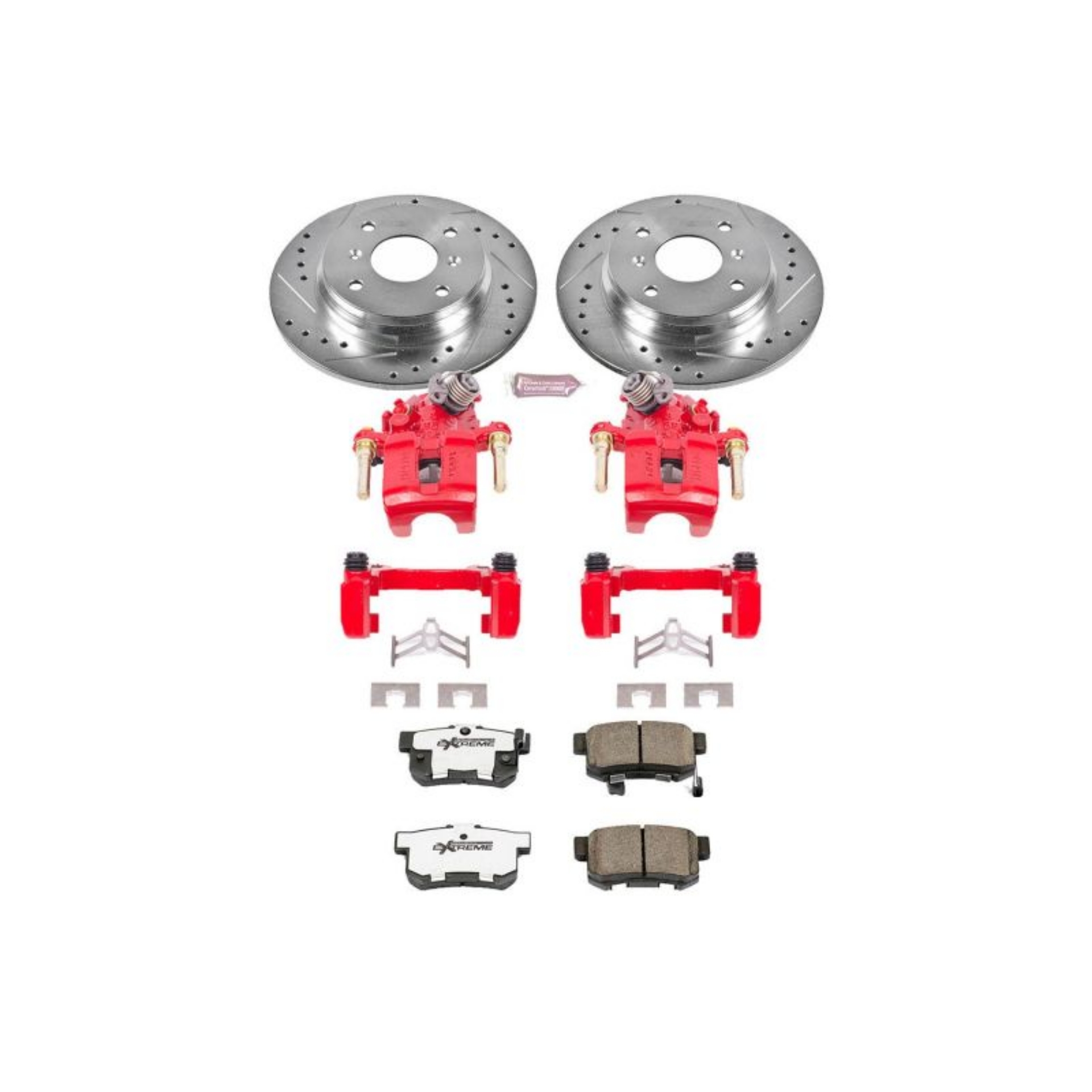 Picture of Power Stop 92-96 Honda Prelude Rear Z26 Street Warrior Brake Kit w-Calipers