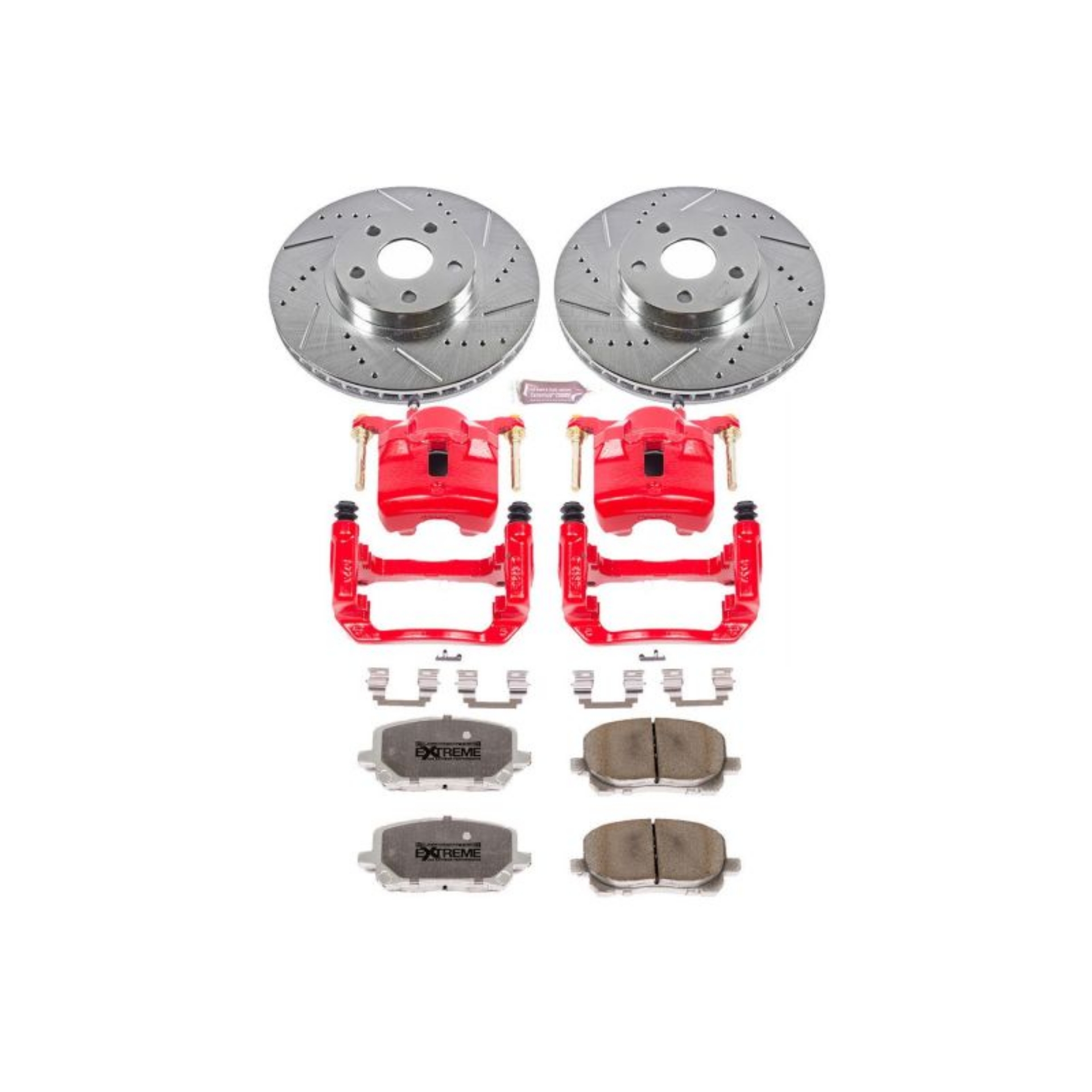 Picture of Power Stop 03-08 Pontiac Vibe Front Z26 Street Warrior Brake Kit w-Calipers