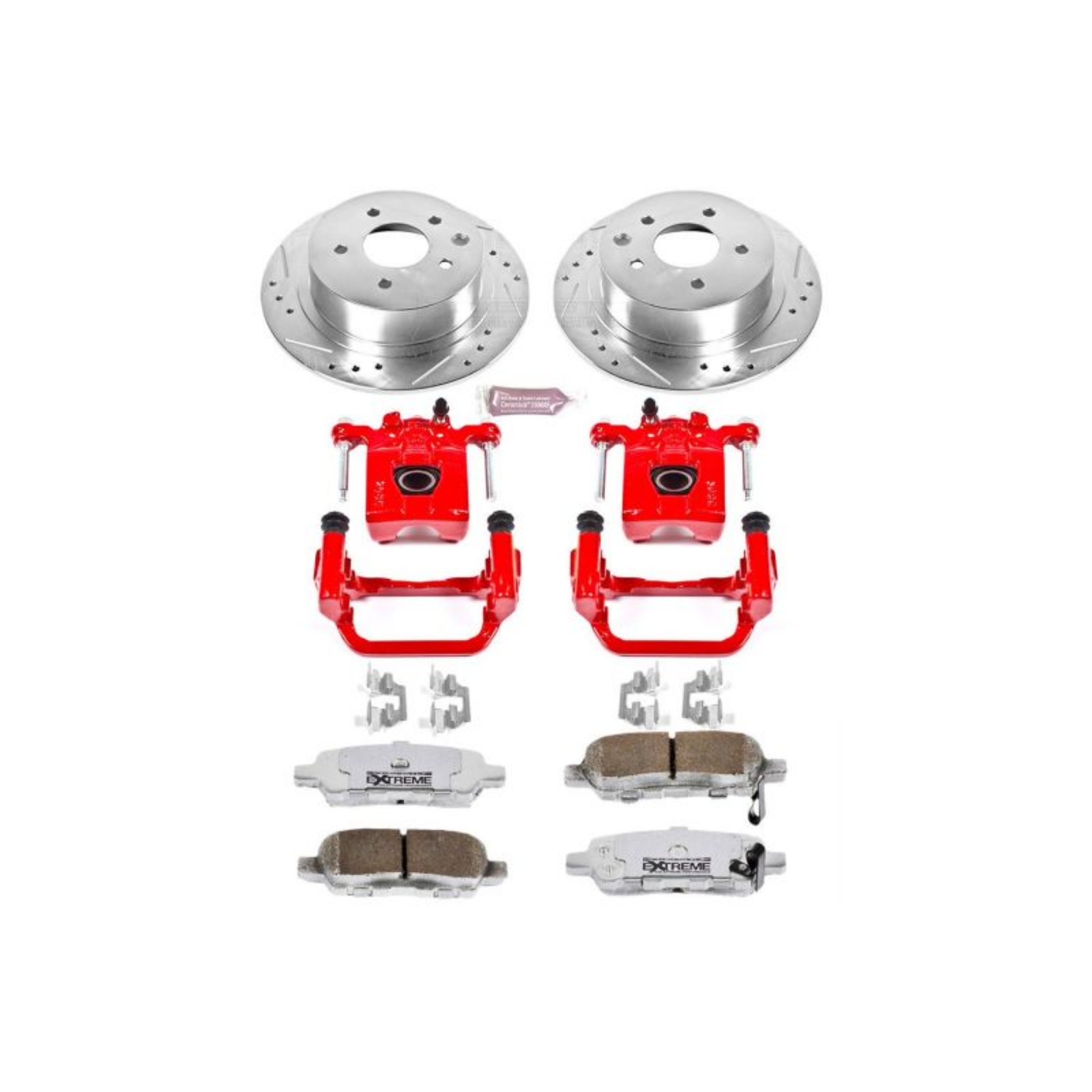 Picture of Power Stop 10-12 Nissan Altima Rear Z26 Street Warrior Brake Kit w-Calipers