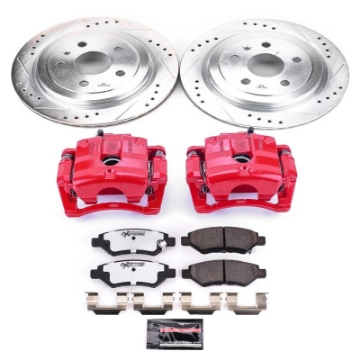 Picture of Power Stop 08-09 Cadillac CTS Rear Z26 Street Warrior Brake Kit w-Calipers