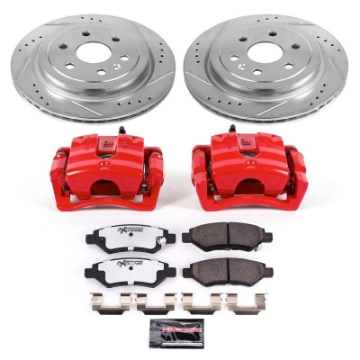 Picture of Power Stop 12-16 Cadillac SRX Rear Z26 Street Warrior Brake Kit w-Calipers