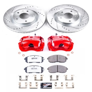 Picture of Power Stop 11-17 Nissan Juke Front Z26 Street Warrior Brake Kit w-Calipers