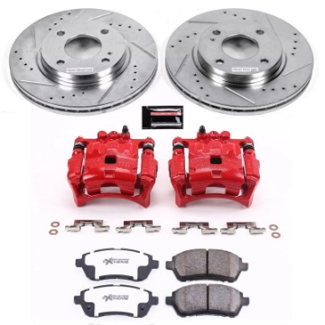 Picture of Power Stop 11-19 Ford Fiesta Front Z26 Street Warrior Brake Kit w-Calipers