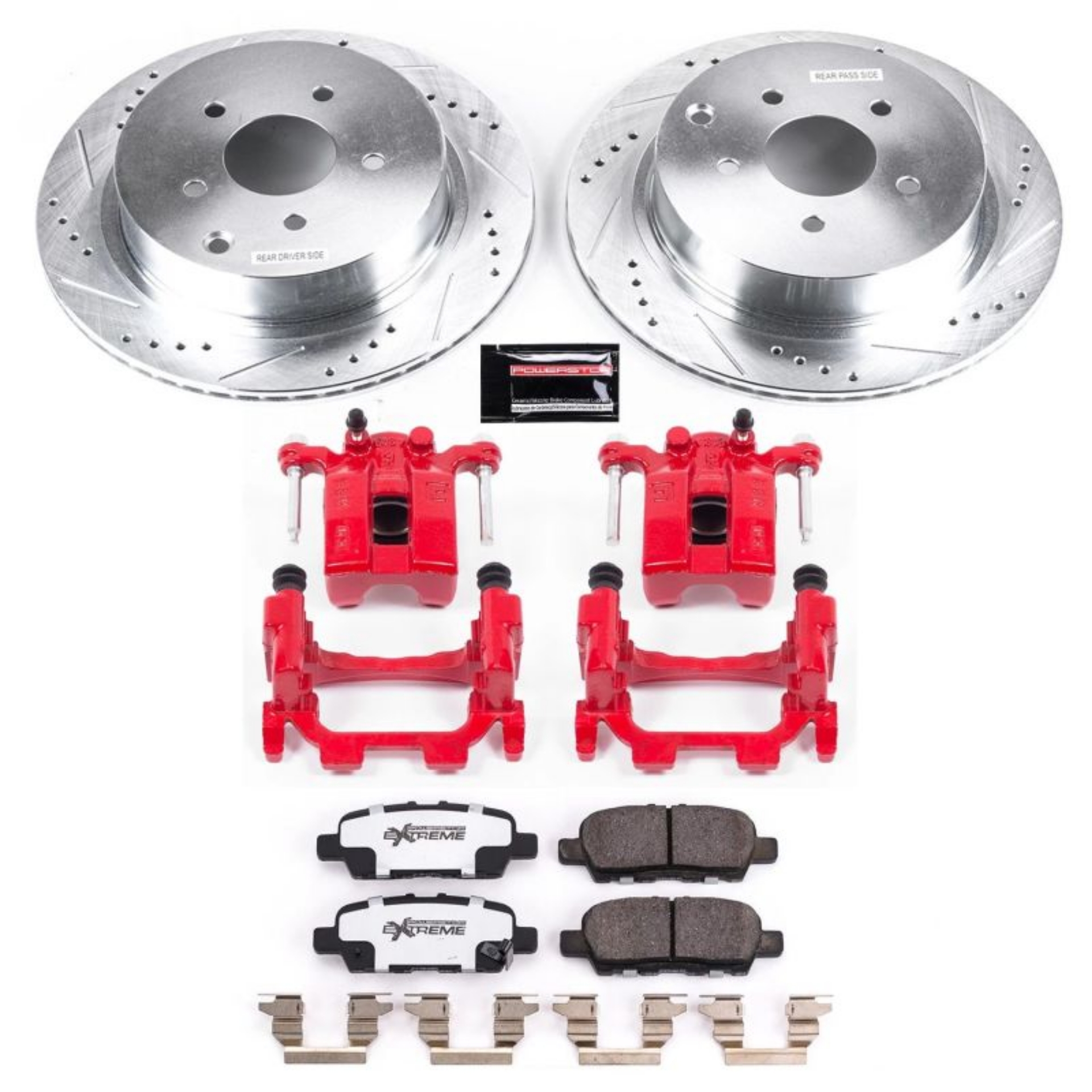Picture of Power Stop 18-19 Infiniti Q50 Rear Z26 Street Warrior Brake Kit w-Calipers