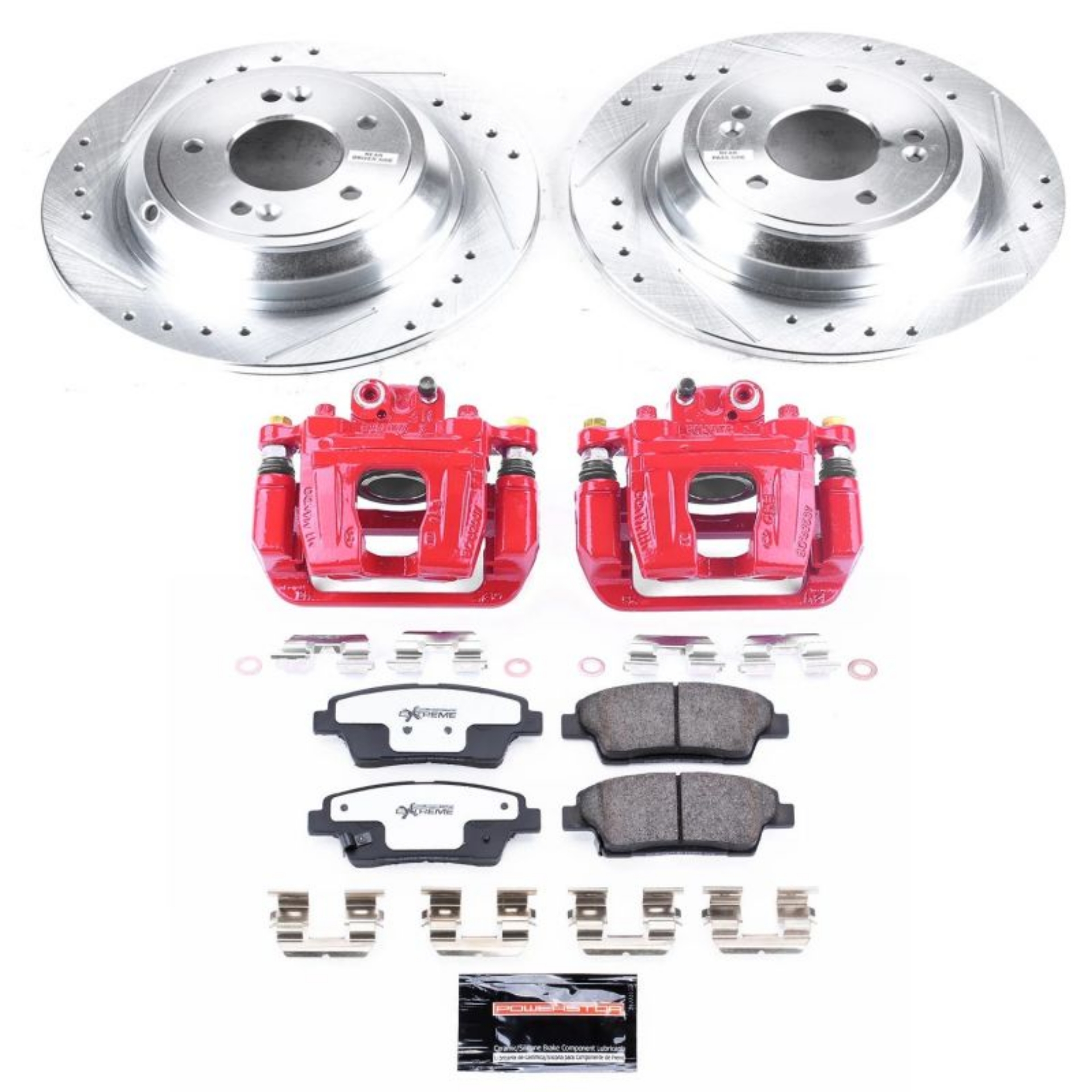 Picture of Power Stop 17-18 Genesis G80 Rear Z26 Street Warrior Brake Kit w-Calipers