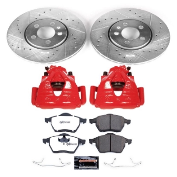 Picture of Power Stop 1999 Volkswagen Golf Front Z26 Street Warrior Brake Kit w-Calipers