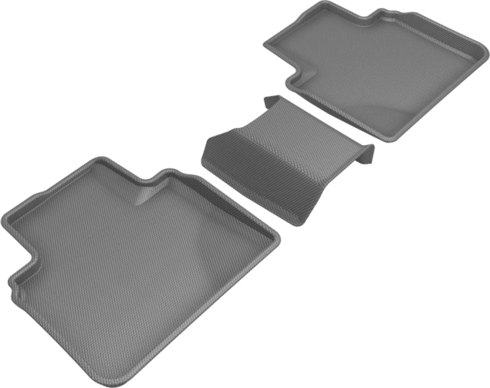 Picture of 3D MAXpider 2018-2020 Honda Accord Kagu 2nd Row Floormats - Gray