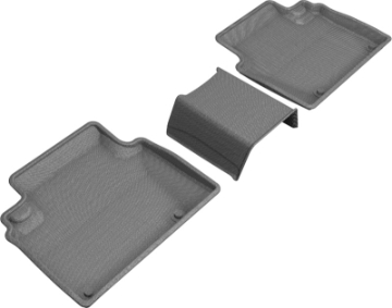 Picture of 3D MAXpider 2018-2019 Honda Clarity Plug-in Hybrid Kagu 2nd Row Floormats - Gray