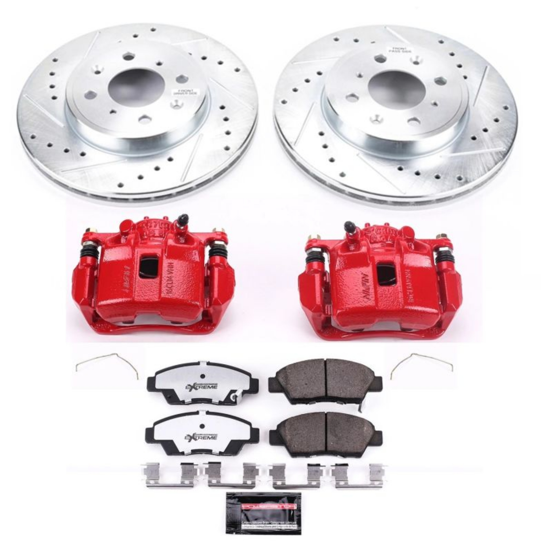 Picture of Power Stop 15-19 Honda Fit Front Z26 Street Warrior Brake Kit w-Calipers