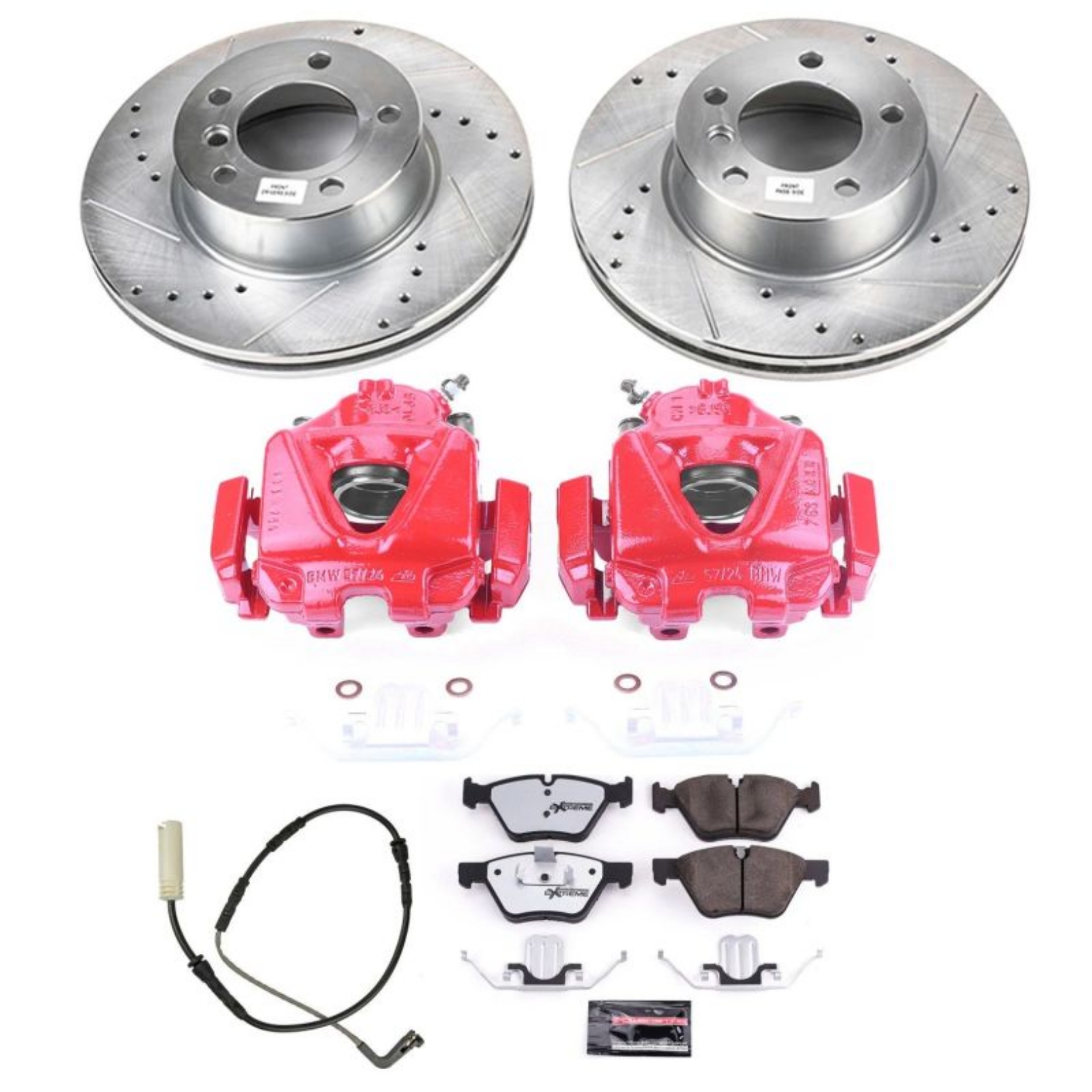 Picture of Power Stop 08-10 BMW 328i Front Z26 Street Warrior Brake Kit w-Calipers
