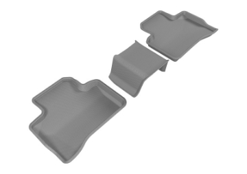 Picture of 3D MAXpider 20162020 Mercedes-Benz GLC-Class X205 Kagu 2nd Row Floormats - Gray