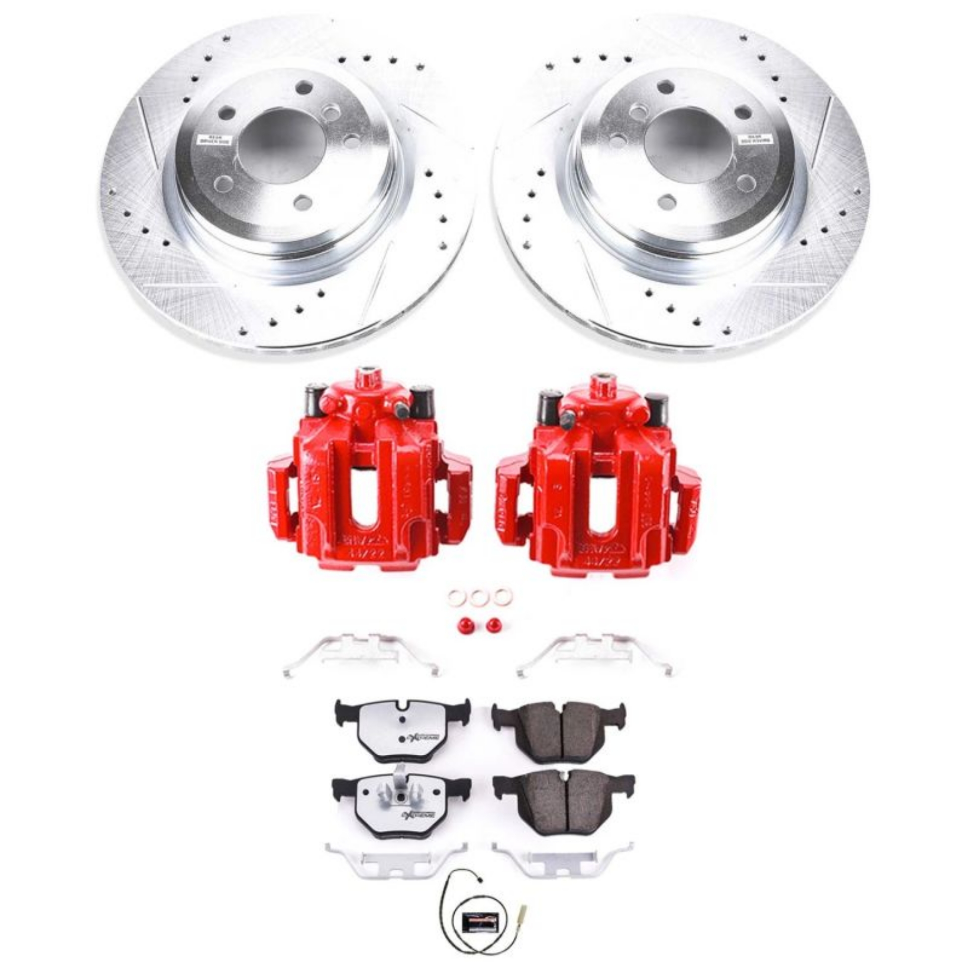 Picture of Power Stop 11-13 BMW 335i Rear Z26 Street Warrior Brake Kit w-Calipers