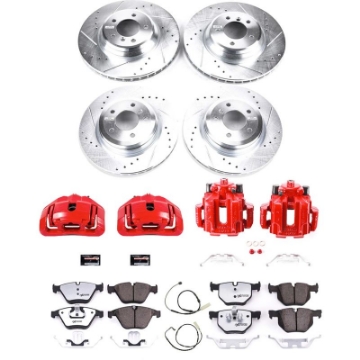 Picture of Power Stop 14-16 BMW 228i Rear Z26 Street Warrior Brake Kit w-Calipers