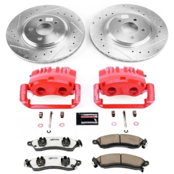 Picture of Power Stop 1999 Ford Mustang Front Z26 Street Warrior Brake Kit w-Calipers