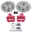 Picture of Power Stop 10-13 Audi A3 Rear Z26 Street Warrior Brake Kit w-Calipers