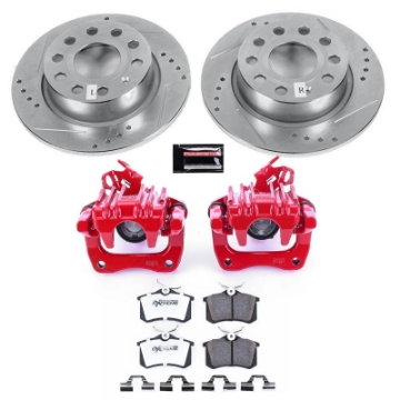 Picture of Power Stop 10-13 Audi A3 Rear Z26 Street Warrior Brake Kit w-Calipers