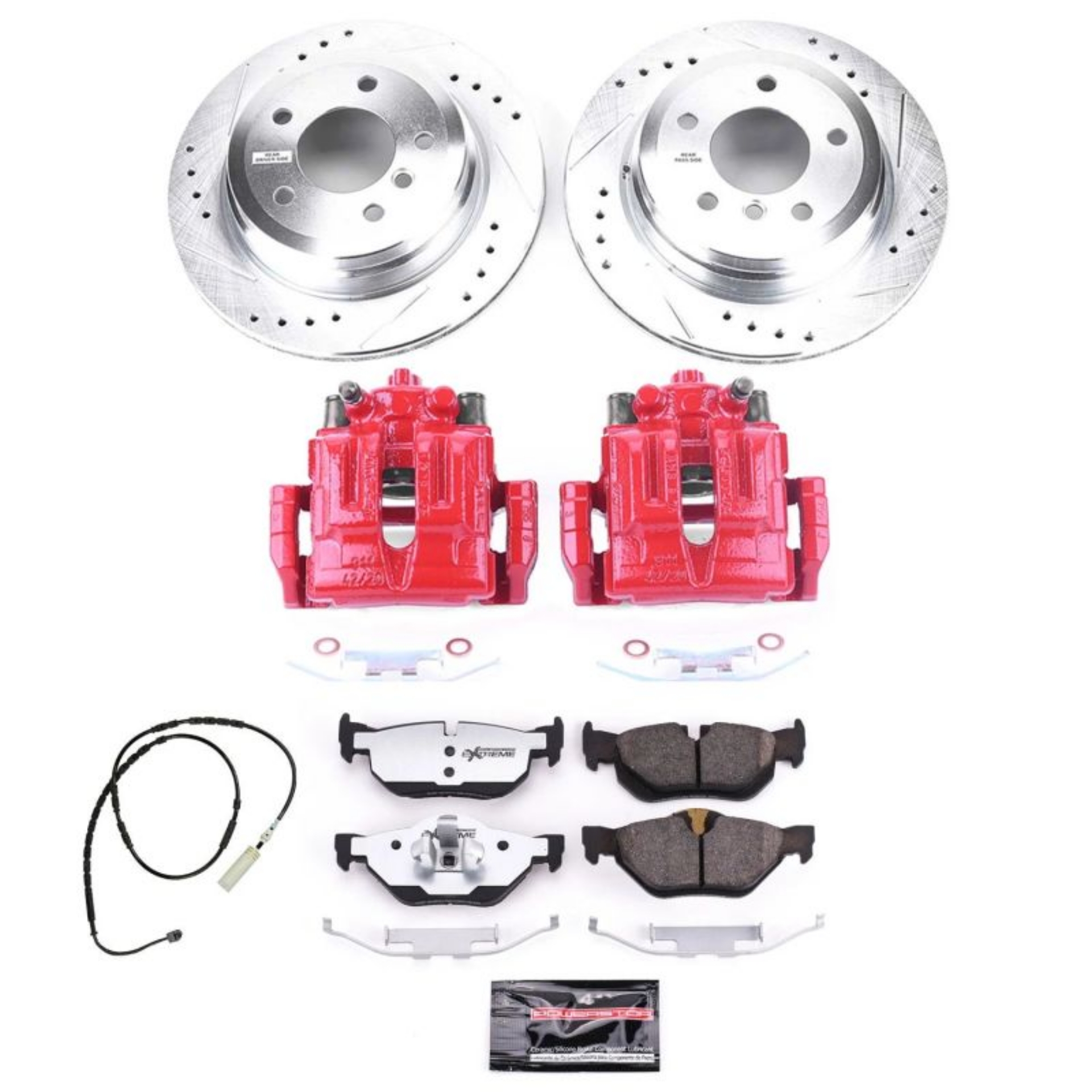 Picture of Power Stop 13-15 BMW X1 Rear Z26 Street Warrior Brake Kit w-Calipers