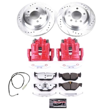 Picture of Power Stop 13-15 BMW X1 Rear Z26 Street Warrior Brake Kit w-Calipers