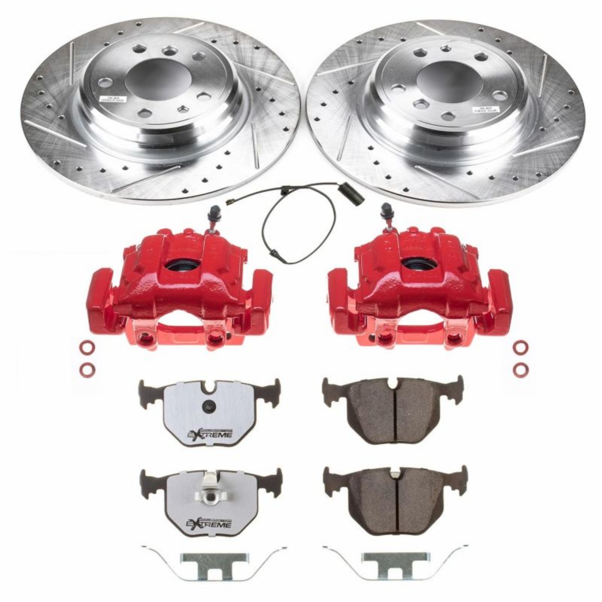 Picture of Power Stop 1995 BMW 740i Rear Z26 Street Warrior Brake Kit w-Calipers