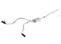 Picture of Borla 14-16 Chevrolet Silverado 1500 5-3L ATAK Catback Exhaust w- Black Chrome Tips