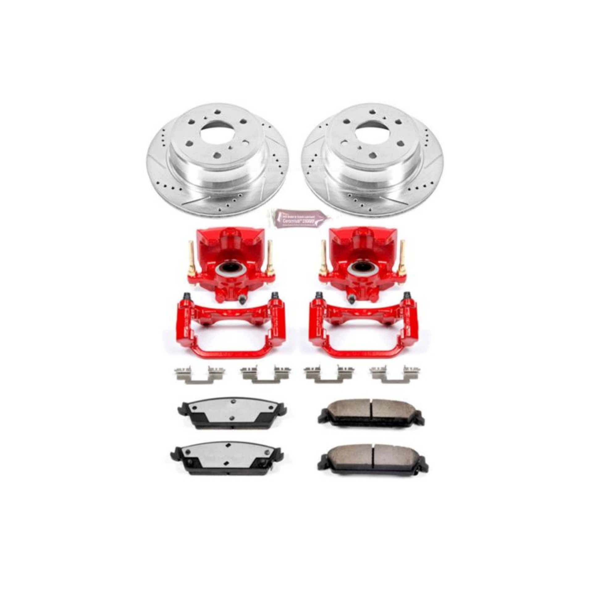 Picture of Power Stop 07-14 Cadillac Escalade Rear Z36 Truck & Tow Brake Kit w-Calipers