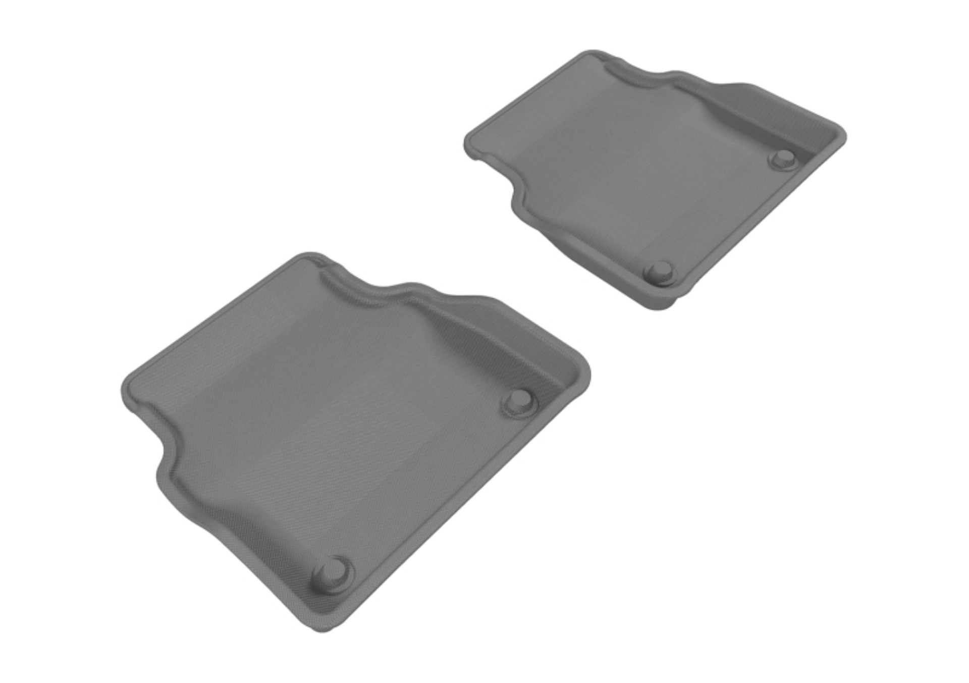 Picture of 3D MAXpider 2011-2017 Audi A8 Kagu 2nd Row Floormats - Gray