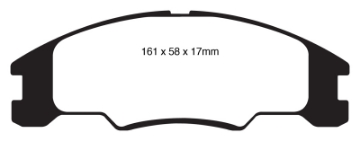 Picture of EBC 10-11 Ford Focus 1-6 Redstuff Front Brake Pads