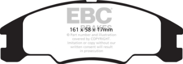 Picture of EBC 10-11 Ford Focus 1-6 Redstuff Front Brake Pads